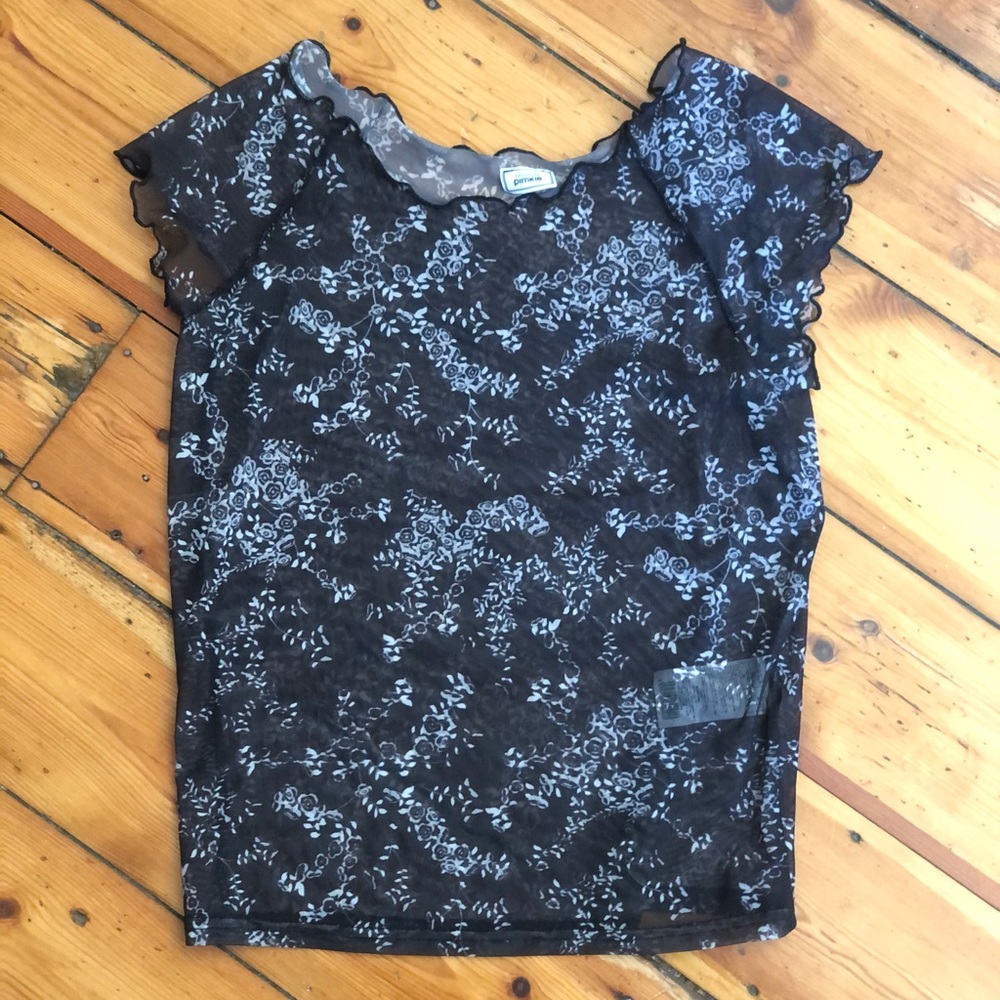 Illusion floral top